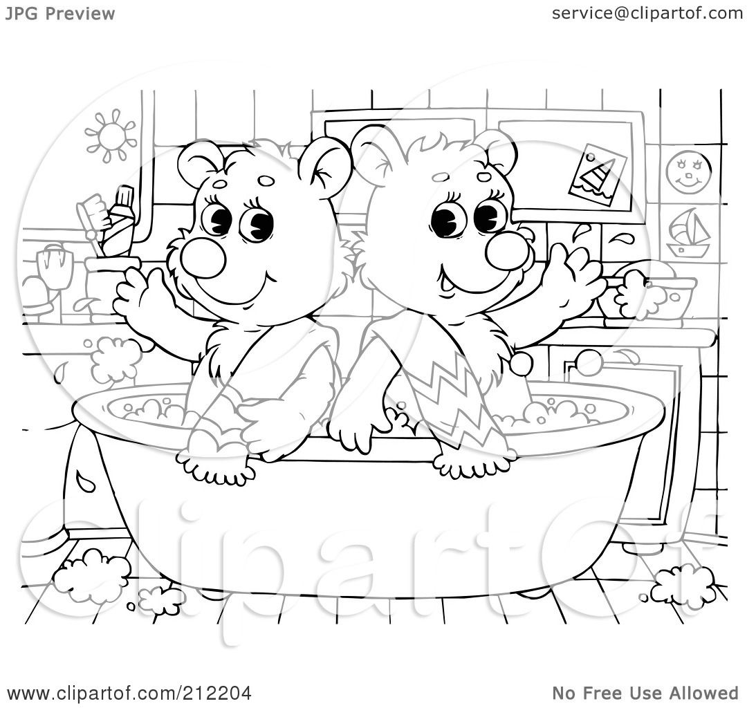 1080x1024 Royalty Free (Rf) Clipart Illustration Of A Coloring Page Outline