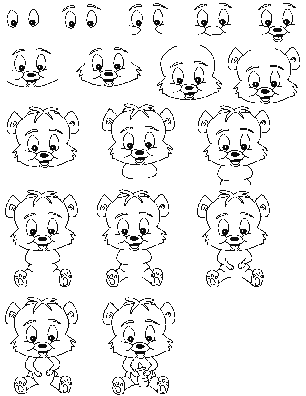612x792 Cartoon Critters