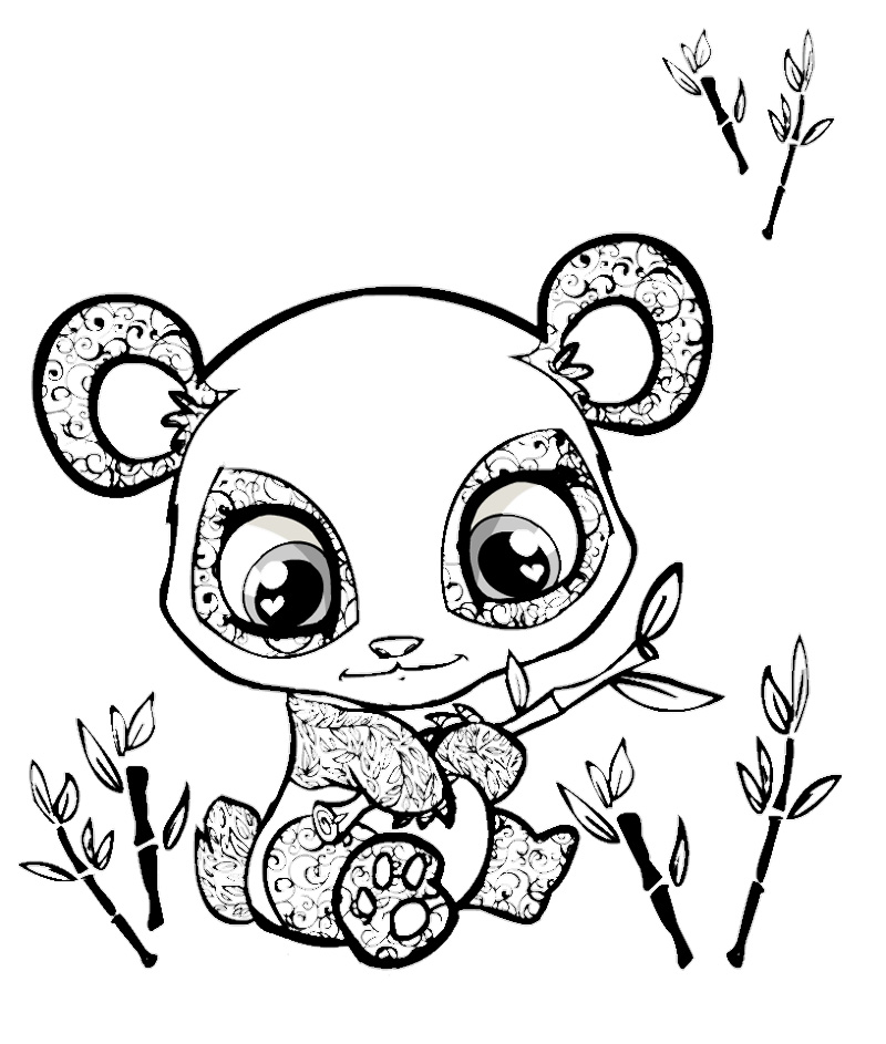 800x943 Extraordinary Design Coloring Pages Draw A Cartoon Panda Coloring
