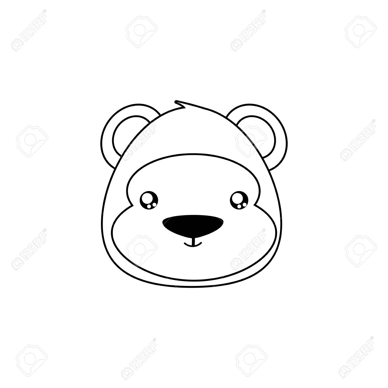 1300x1300 Monkey Drawing Face Royalty Free Cliparts, Vectors, And Stock