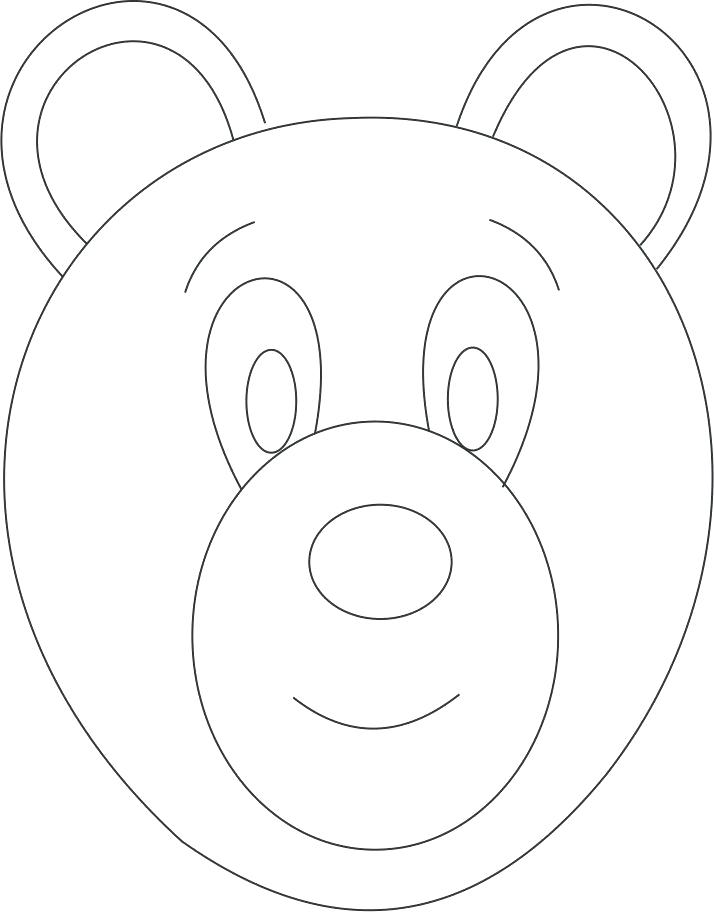 Bear Drawing Face at GetDrawings | Free download