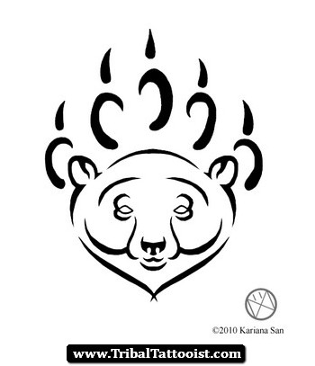 350x407 Oso Tribal Tattoo 05 Art Things And Ideas Tattoo