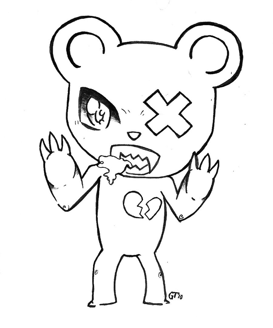 900x1083 Munchy Bear Line Art By Cool Kakshi