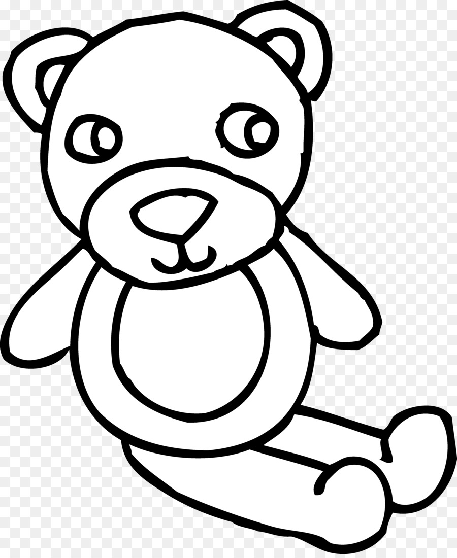Bear Outline Drawing
