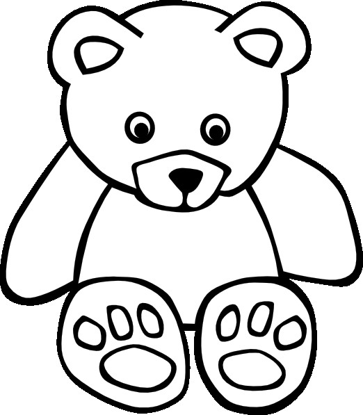 Bear Outline Drawing at GetDrawings | Free download