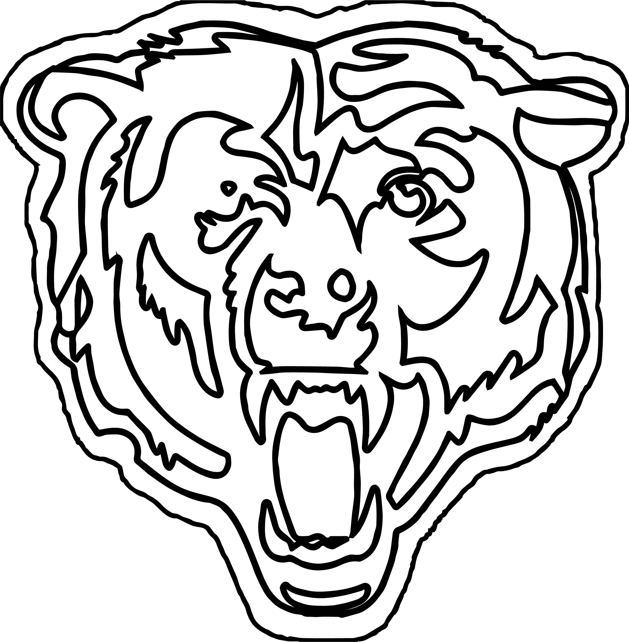 2517x2566 Bear Outline Coloring Pages Wecoloringpage