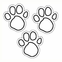236x236 Paw Print Coloring Page Bear Paw Print Coloring Page