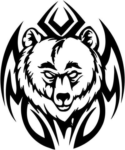 400x479 Tribal Bear Tattoo Designs Tattoos Tribal Bear