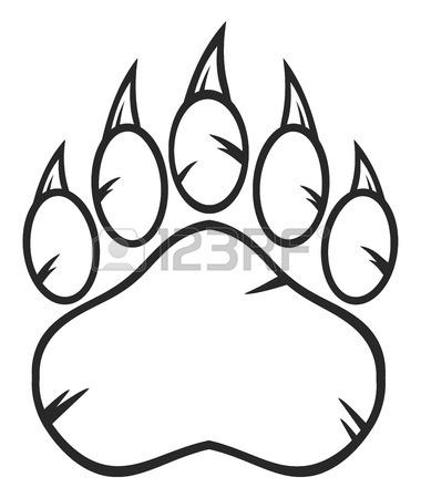 380x450 Bear Paw Stock Photos. Royalty Free Business Images