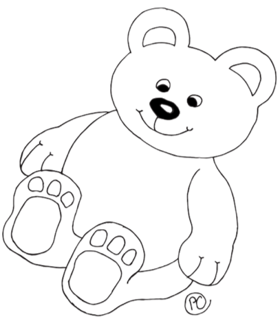 407x468 How To Draw A Teddy Bear