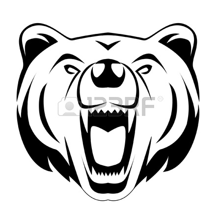 450x433 Bear Head Cartoon Royalty Free Cliparts, Vectors, And Stock