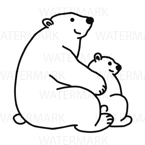 500x500 Bear Hug Cub Baby Kid With Love Jpgstock