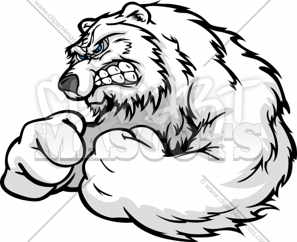 590x481 Bear Mascots Clipart