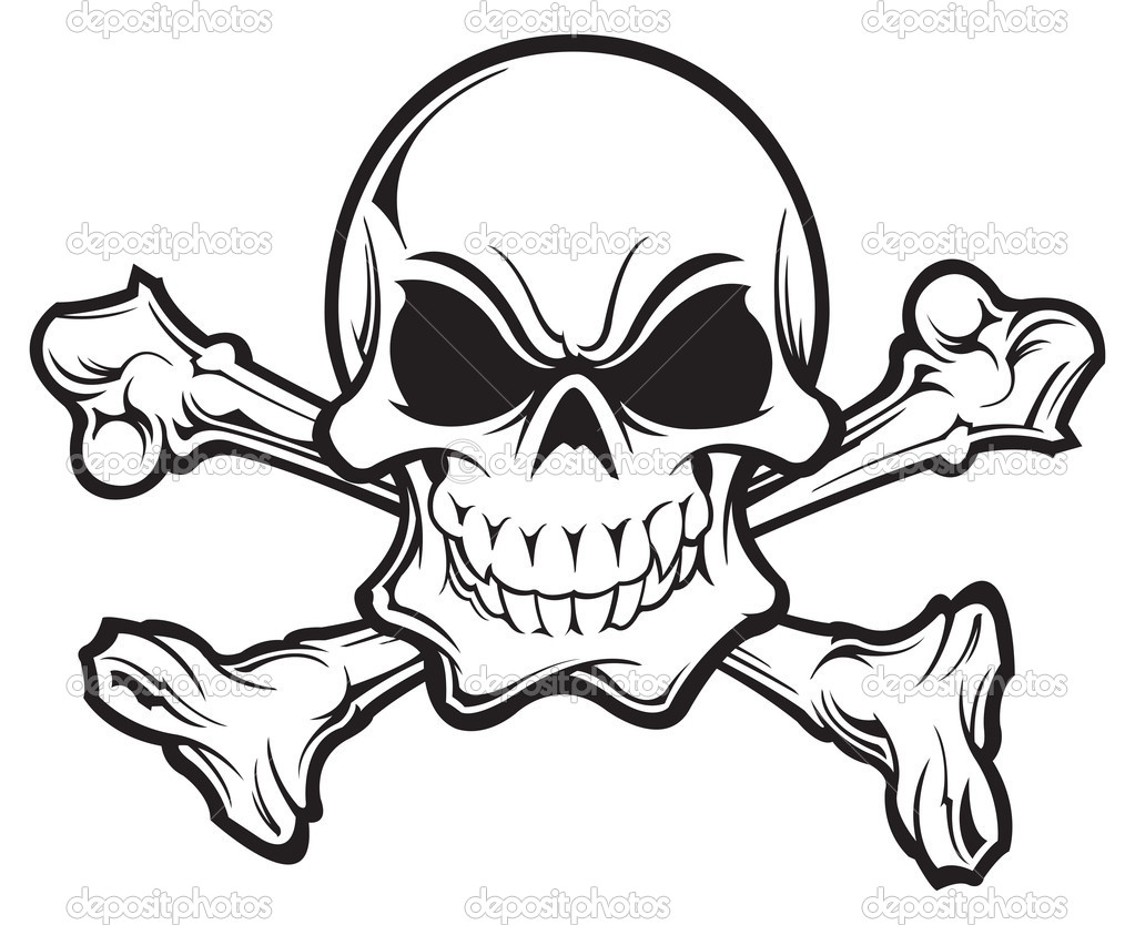 1023x834 Skull And Crossbones Stock Vector Slipfloat
