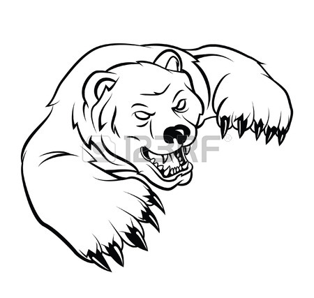 Bear Standing Up Drawing at GetDrawings | Free download