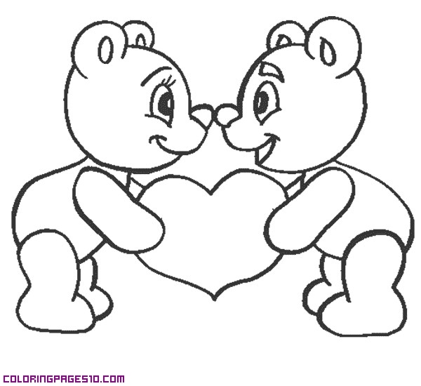 600x550 Bears And One Heart