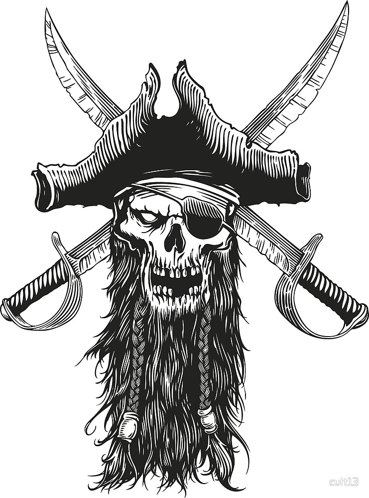 741x1000 Pirate Beard By Cult13 Redbubble