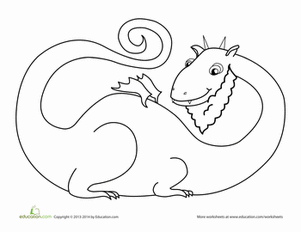 301x232 Bearded Dragon Coloring Pages