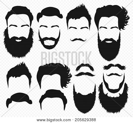 450x416 Vector Hair Beard Shapes Design Vector Amp Photo Bigstock