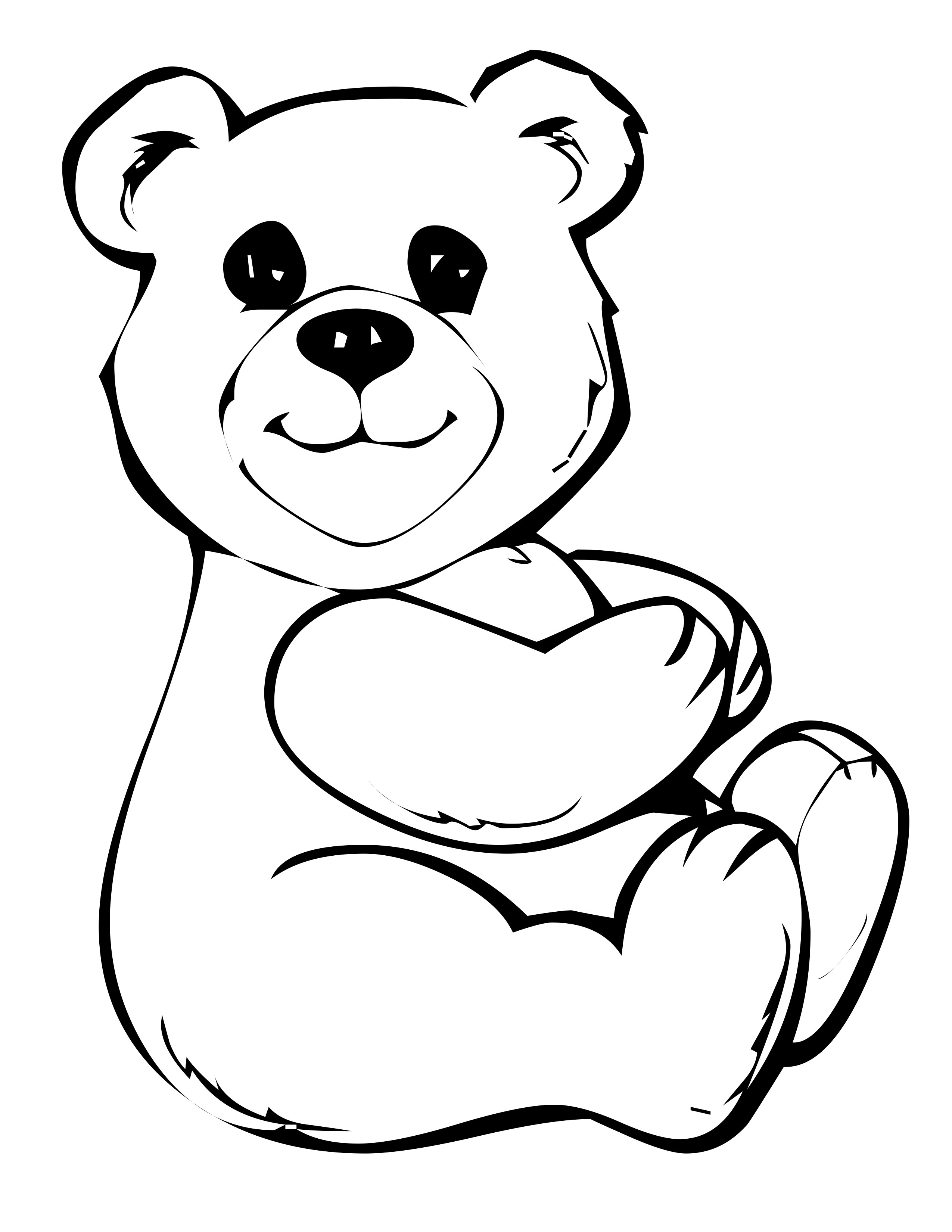 2550x3300 Drawing Bears Coloring Pages 21 For Pictures With Bears Coloring