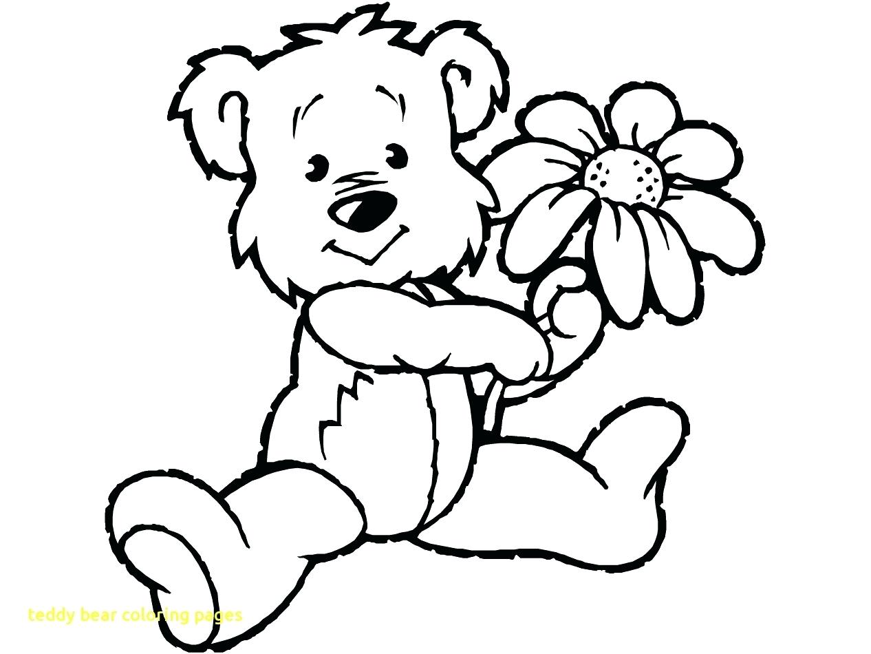 1266x950 Coloring Bears Coloring Pages Teddy Bear With Drawing Sheets