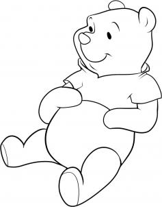 237x302 How To Draw How To Draw Pooh Bear