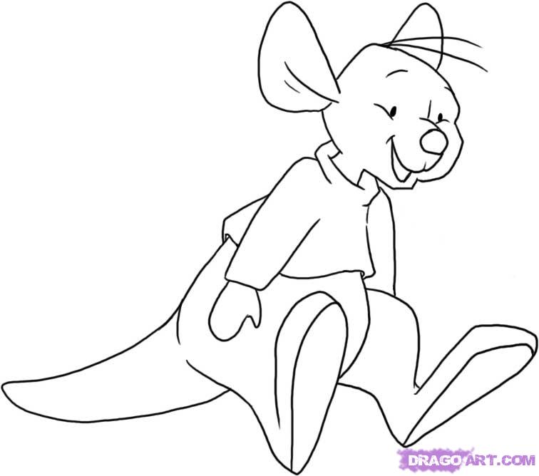 756x668 Pooh Bear Drawing 361563