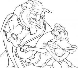 302x263 How To Draw How To Draw Beauty And The Beast