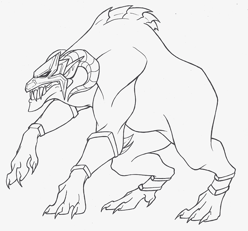 800x746 Mindflight 365 Day Creative Challenge Day 72 Drawing Beast