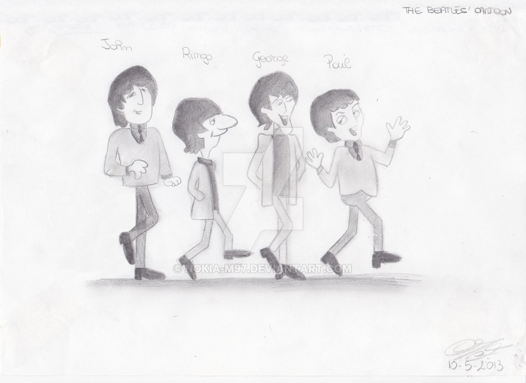 1024x746 The Beatles Cartoon By Nokia M97