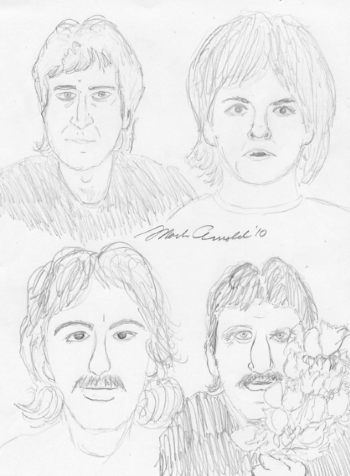 1175x1600 Fun Ideas Beatles Drawing