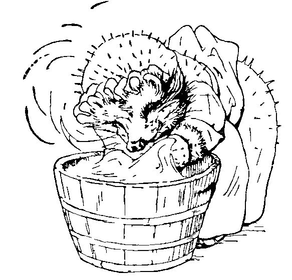 583x560 My Favorite Of Miss Potter's Tales, The Tale Of Mrs. Tiggywinkle