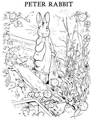 336x438 St Aidens ~ Beatrix Potter's Peter Rabbit Printables Amp Colouring