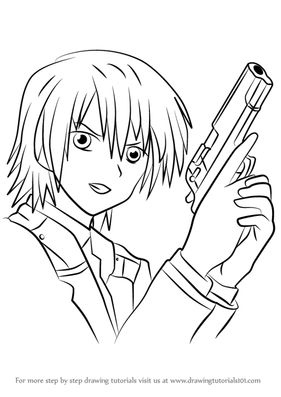 566x800 Step By Step How To Draw Hideki Hinata From Angel Beats