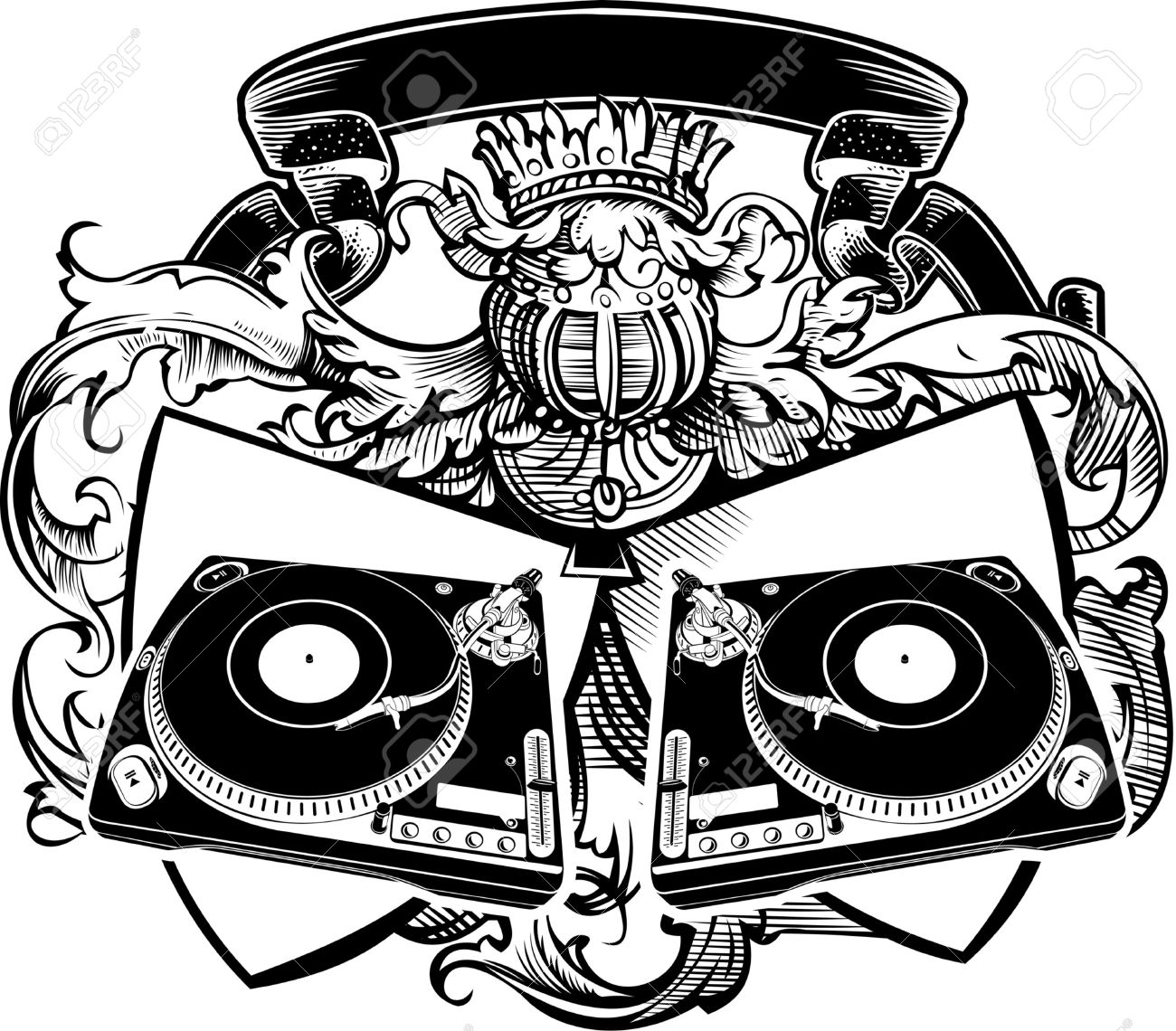 1300x1140 Beats Clipart Dj Turntables