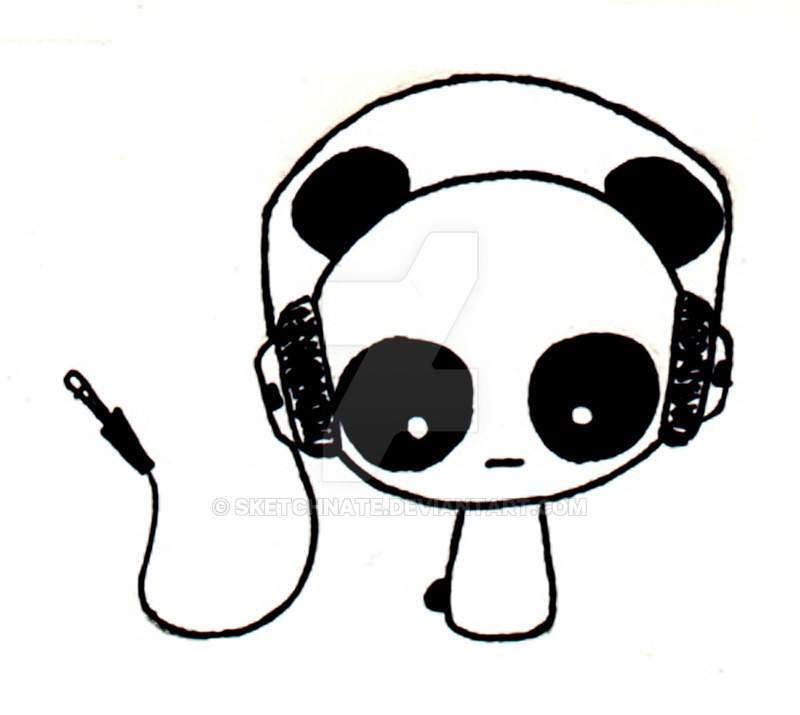 800x715 Pandas Like Headphones V2.0 By Sketchnate