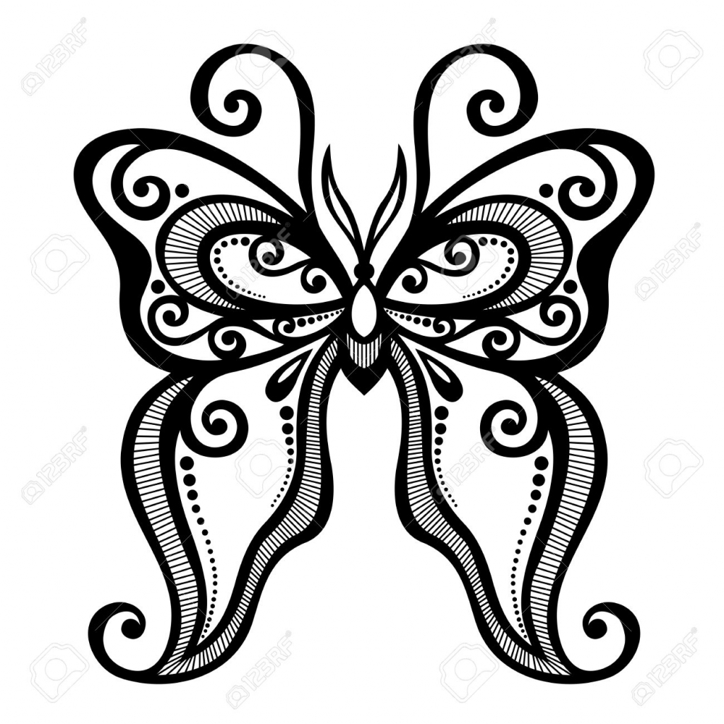 1024x1024 Beautiful Butterfly Drawing Image Beautiful Butterfly Drawing