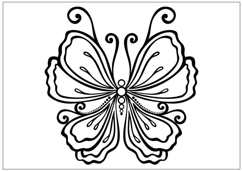 842x595 Beautiful Butterfly Coloring Pages Monarch Butterfly Coloring Page