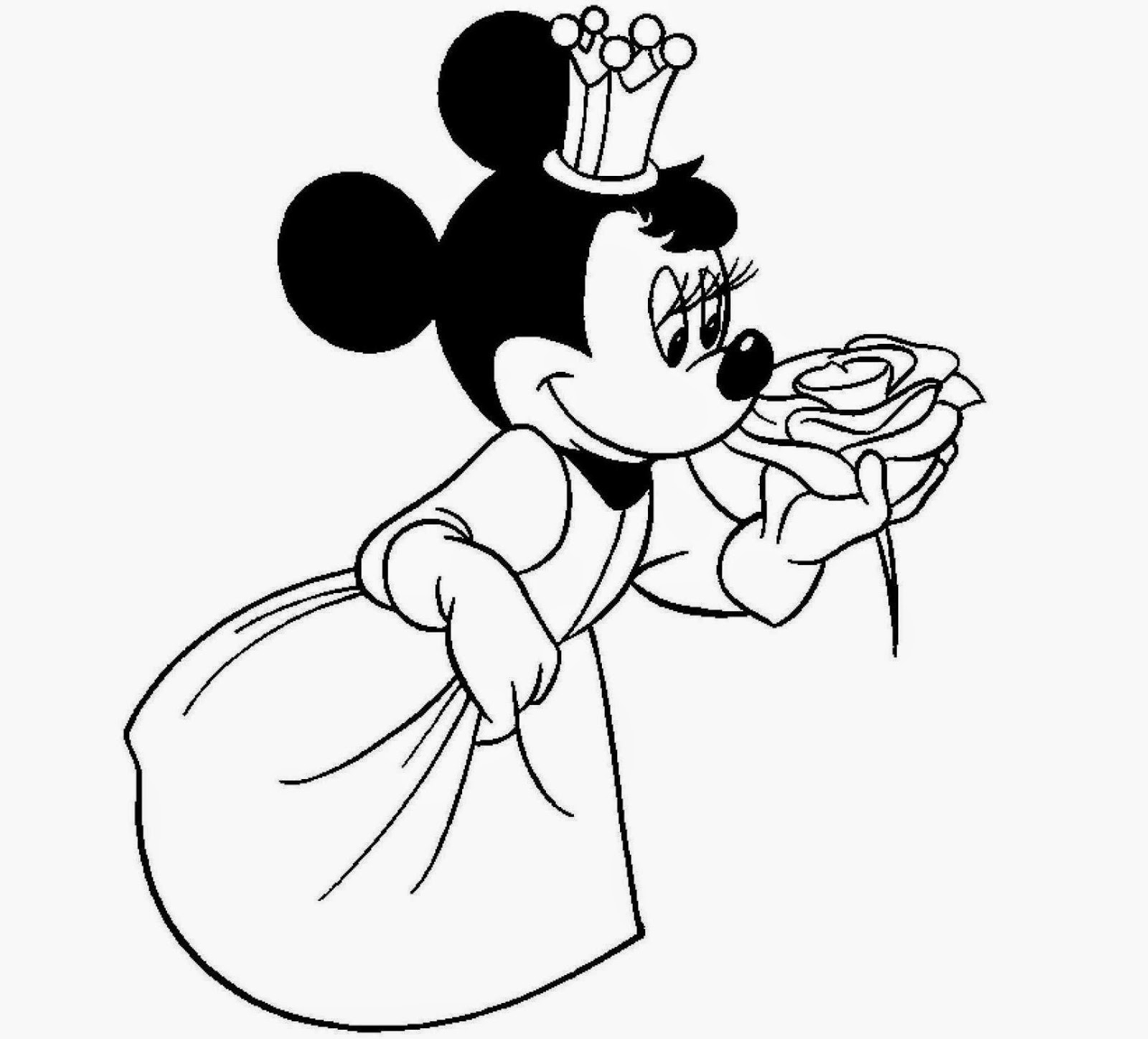 1600x1447 Minnie Mouse Cartoon Drawing Colour Drawing Free Wallpaper