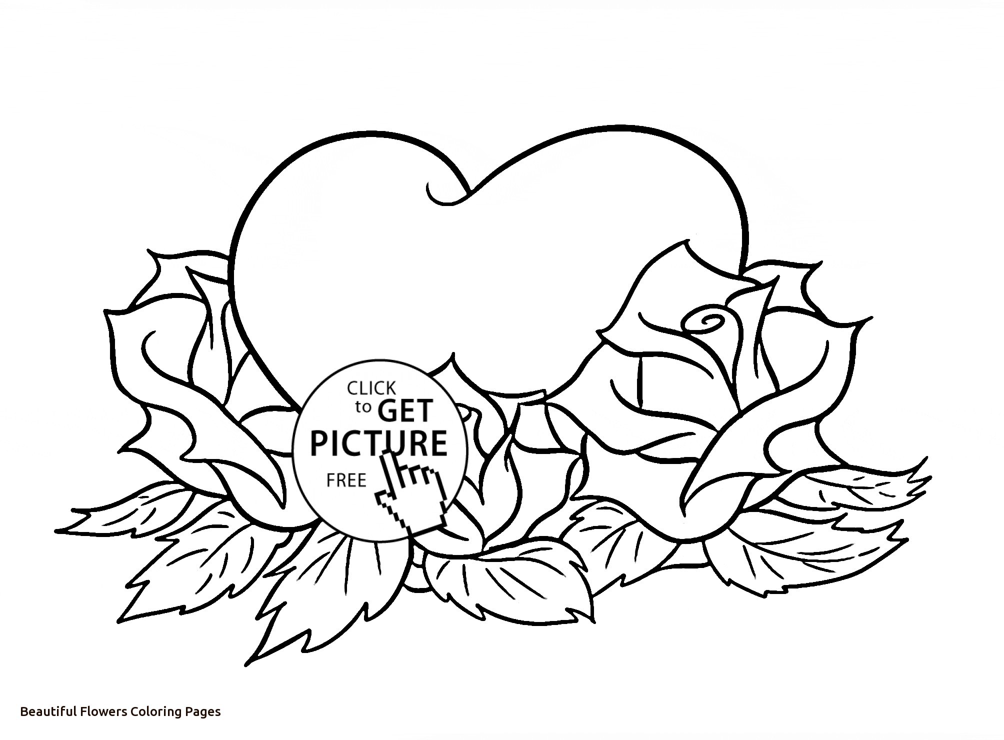 2008x1480 Beautiful Flowers Coloring Pages For Kids Fresh Beautiful Flower