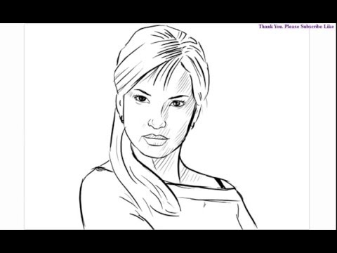 480x360 How To Draw A Beautiful Girl's Face Body Anatomy Poses Shapes Body