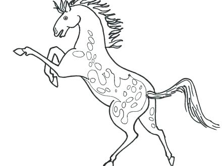 440x330 Mustang Horse Coloring Pages Beautiful Mustang Horse Coloring