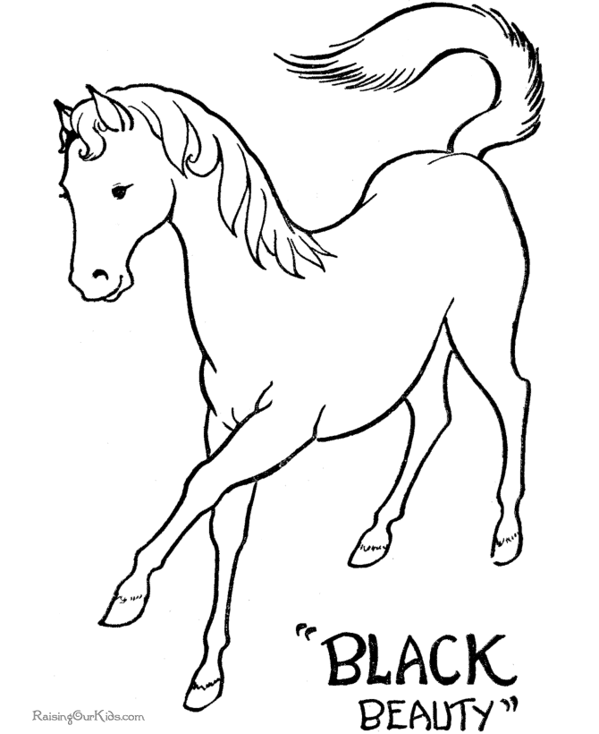 670x820 Beautiful Horse Coloring Pages Printable Horses Free