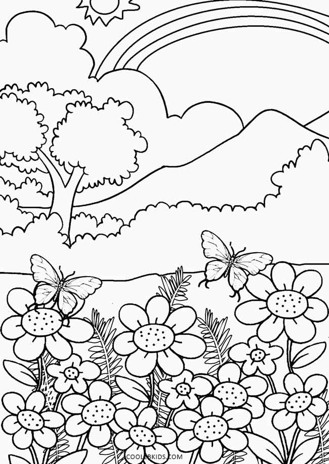 650x916 Beautiful Nature Coloring Page 40 About Remodel Coloring Pages