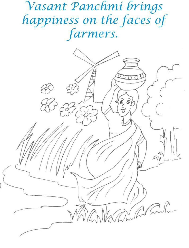 800x1052 Village Scene Coloring Pages Scenery Coloring Pages For Kids