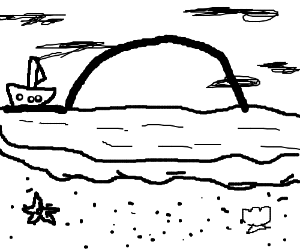 300x250 Beautiful Sunset On A Beach