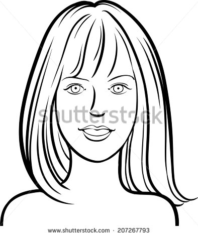 394x470 Lis Eps Clipart Woman Face Cartoon Clip Art Beautiful Woman Face