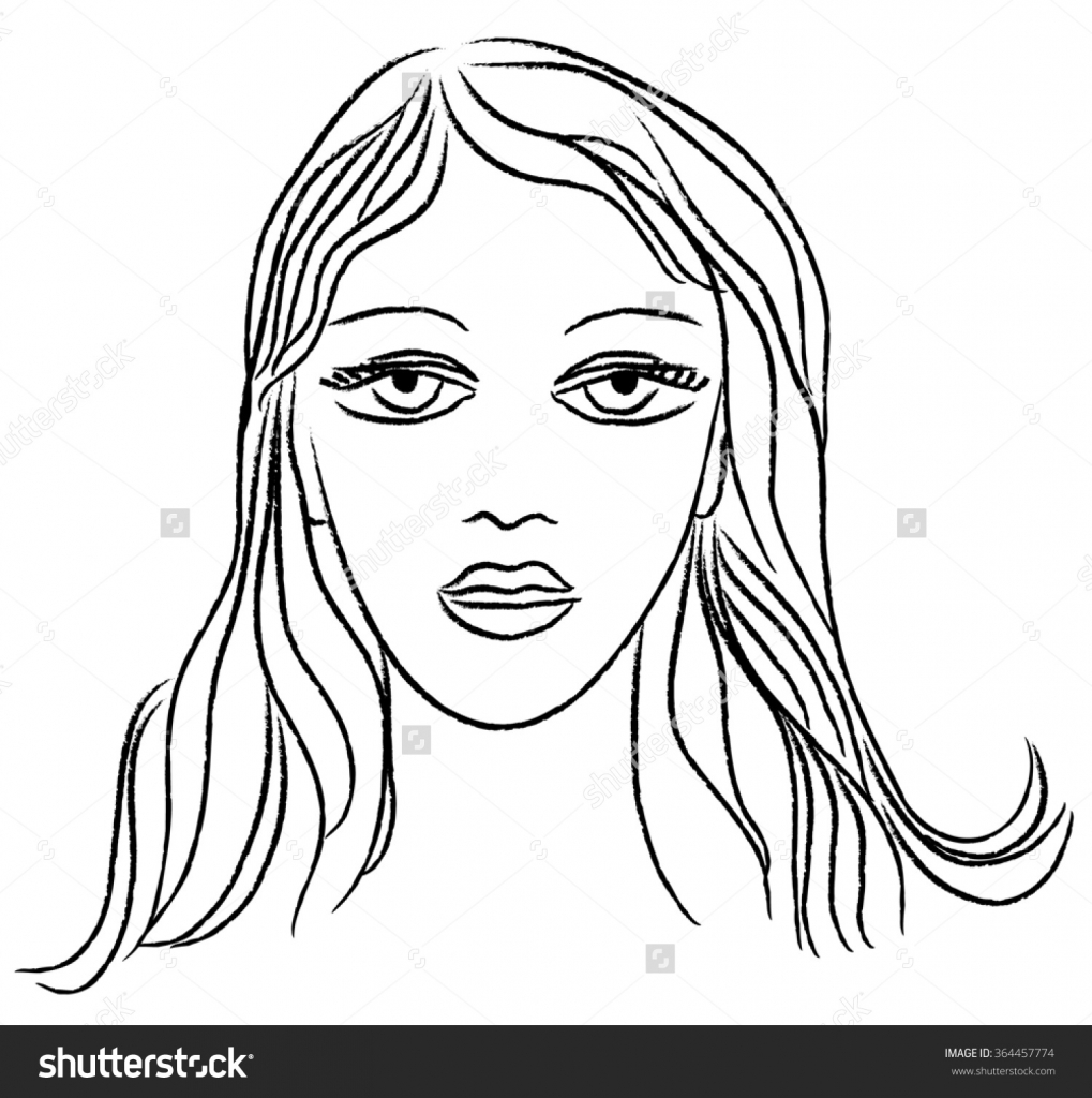 1019x1024 Beautiful Real Face Sketch Young Woman Face Beautiful Face Sketch