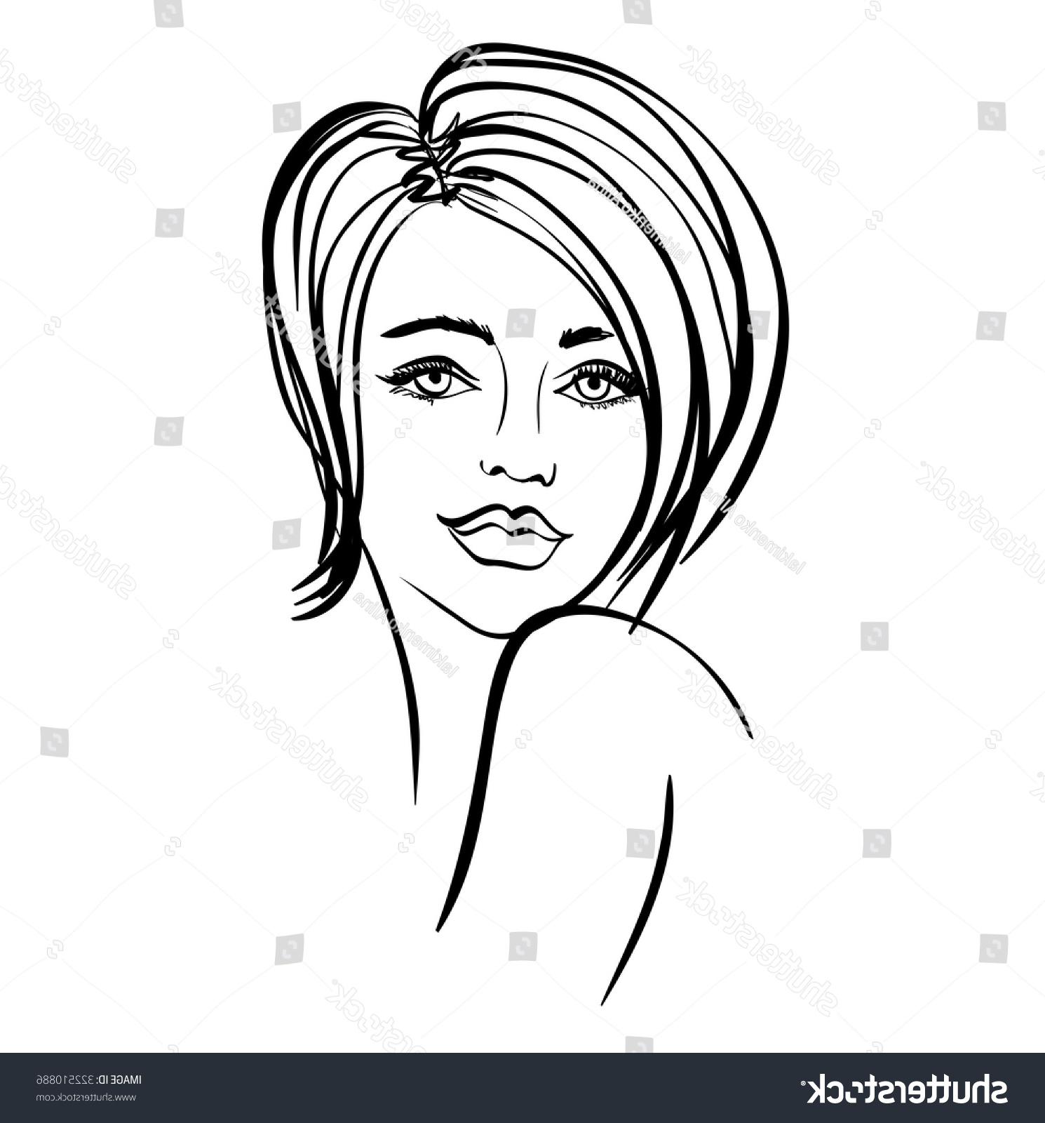 1490x1600 Beautiful Girl Face Sketch Sketch Of Beautiful Women Face, Like
