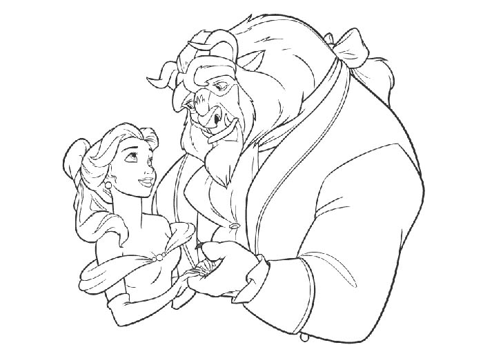 Beauty And Beast Drawing at GetDrawings | Free download